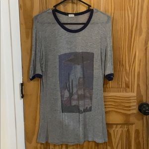 Brandy oversized shirt aliens